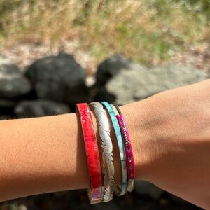 Colorful Bangle Bracelet Set